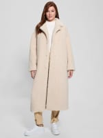 Eco Alina Teddy Longline Coat GUESS