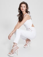 Guess jumpsuit white top