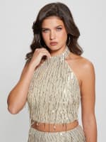 Mia Sequin Top GUESS Canada