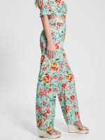 Guess floral pants sales
