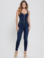 GUESS Janae Denim Jumpsuit Blue XS