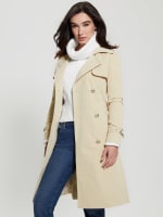 Guess trench on sale coat womens