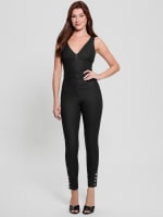 Guess denim jumpsuit womens discount