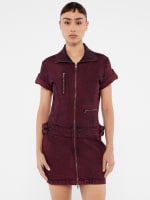 冬ギフト  GUESS Originals Utility Denim Zip Dress | GUESS ワンピース