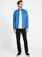 Eco Andrew Logo Zip-Up Jacket | GUESS Factory Eco Andrew Logo Zip-Up Jacket | GUESS Factory