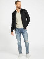 Troy Faux-Suede Flight Jacket | GUESS Factory