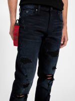 最も完璧な Bowen Destroyed Skinny Jeans | GUESS Factory 邦楽
