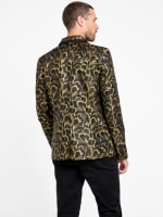 Phinaes Printed Jacquard Blazer | GUESS Factory Phinaes Printed Jacquard Blazer | GUESS Factory
