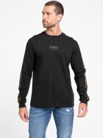 Eco Wayne Long-Sleeve Tee | GUESS Factory Eco Wayne Long-Sleeve Tee | GUESS Factory