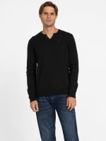 Tino Slit-Neck Sweater | GUESS Factory