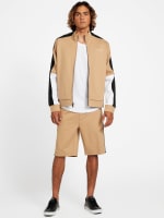 Mateo Color-Block Logo-Tape Jacket | GUESS Factory