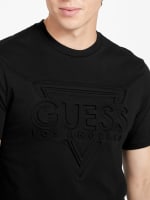 Flynt Embossed Logo Tee | GUESS Factory Flynt Embossed Logo Tee | GUESS Factory