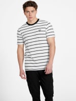 Guess ivy striped tee deals