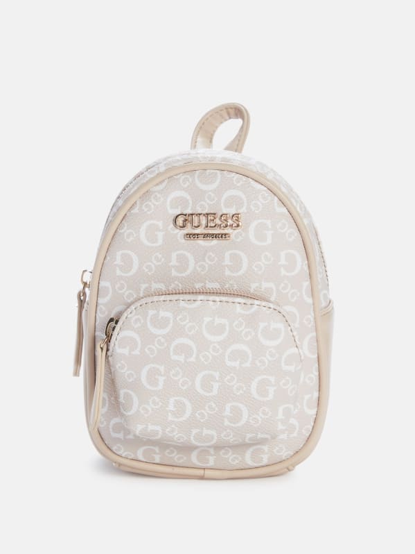 Factory Evan Color block Mini Crossbody Backpack White