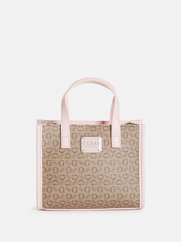 Factory Taylor Logo Mini Crossbody Beige