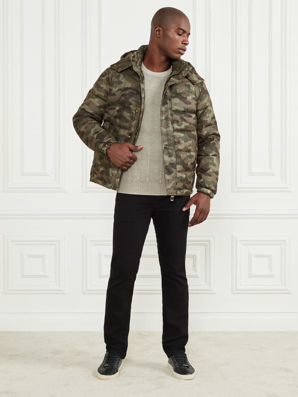 Guess mason on sale hooded puffer jacket