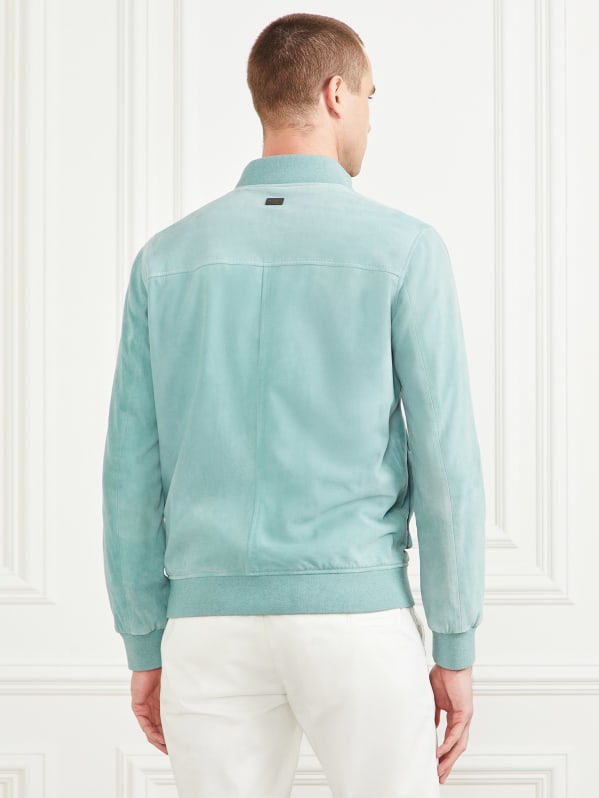 Suede Leather Flight Jacket | GUESS