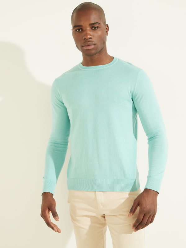 Guess crewneck sweater clearance
