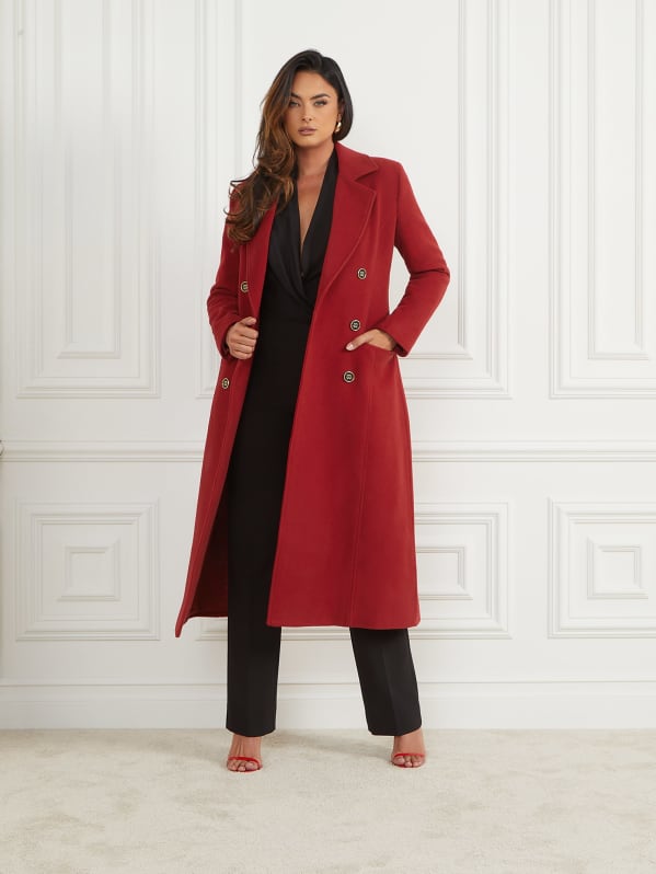 Eliza Wool-Blend Coat | Marciano Ca