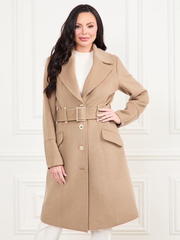 Guess maria coat store