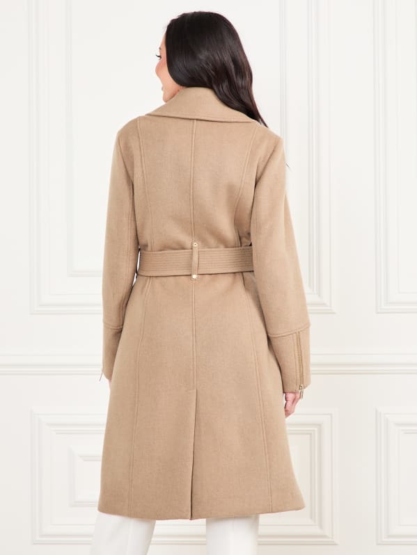 Guess wool coat hot sale