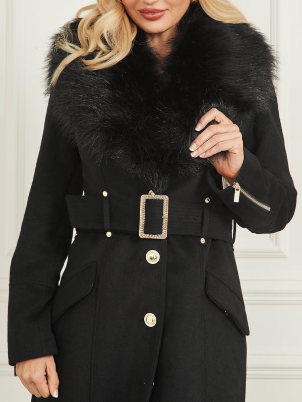 Guess hotsell black coat