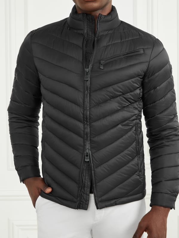 Chevron padded jacket clearance
