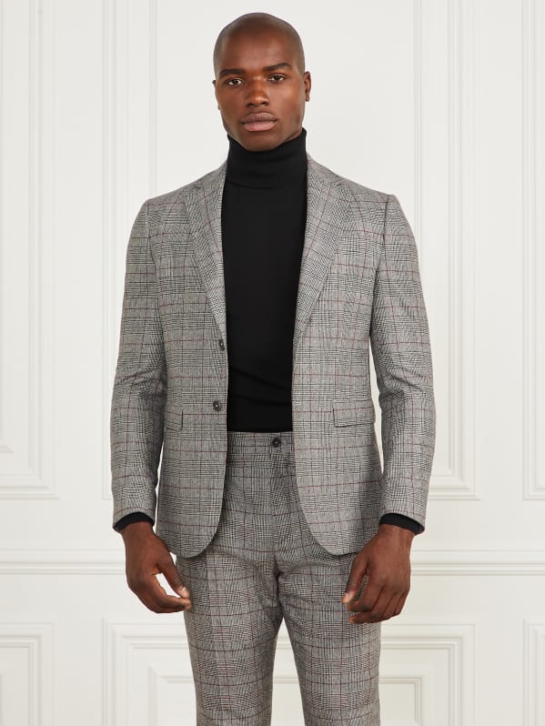 Sean Notched Blazer GUESS Canada