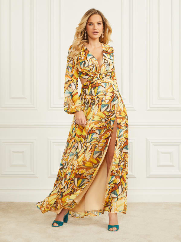 Marciano yellow dress best sale
