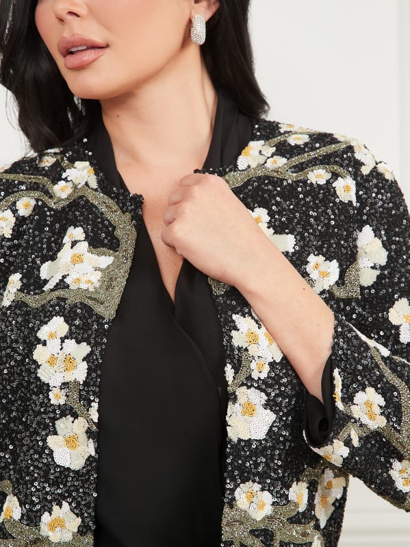 Guess 2025 sequin jacket