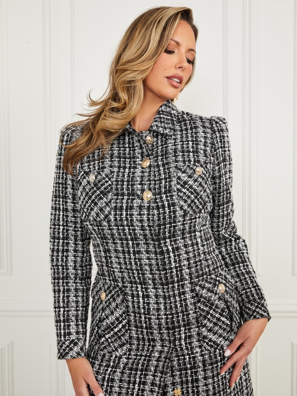 Megan Tweed Coat GUESS