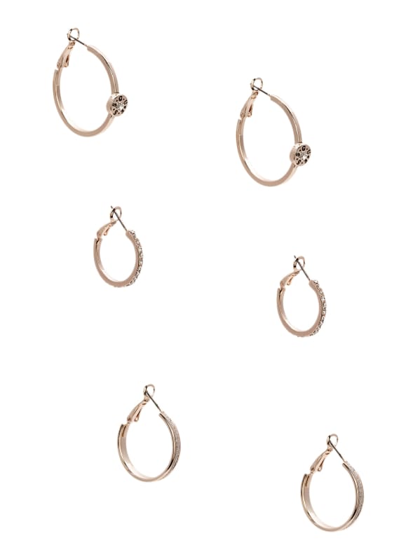 Guess rose gold earrings best sale
