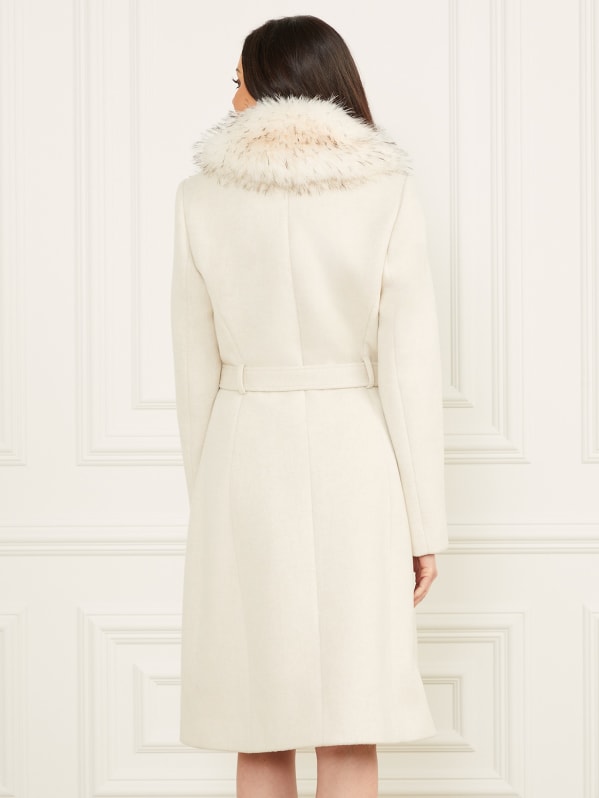 Guess white coat hotsell