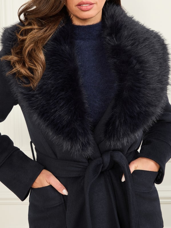 Charlize Wool Blend Coat GUESS