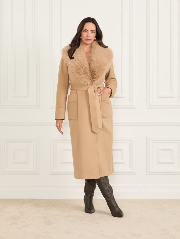 Charlize Wool Blend Coat GUESS