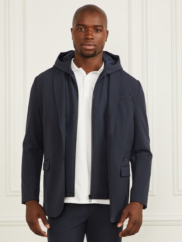 Blazer with Detachable Hooded Vest GUESS Canada