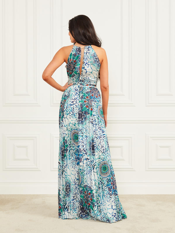 【2024正規激安】 Mina Printed GUESS | Dress Maxi キャットフード