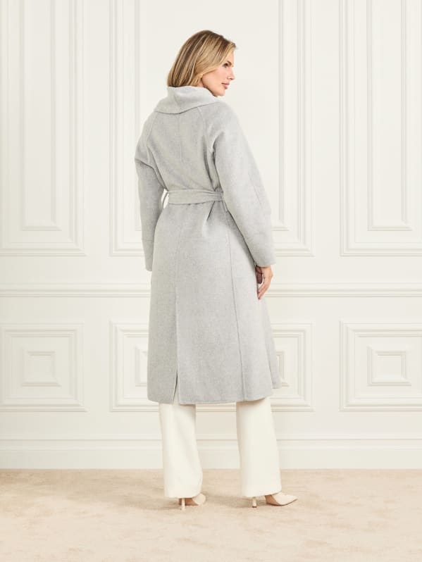 Keera Wool Blend Coat GUESS Canada