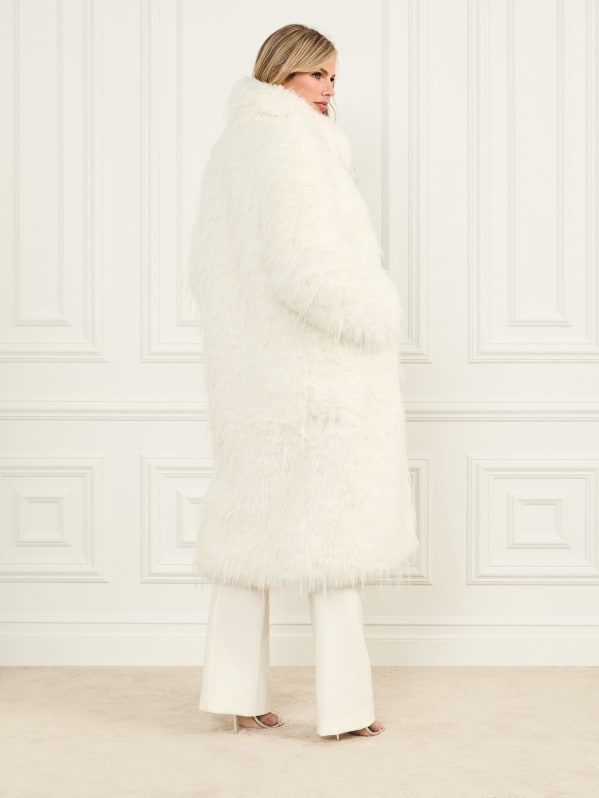 Marciano fur clearance coat