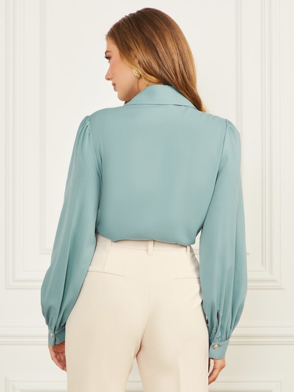 Freda Chain Scarf Blouse | Marciano