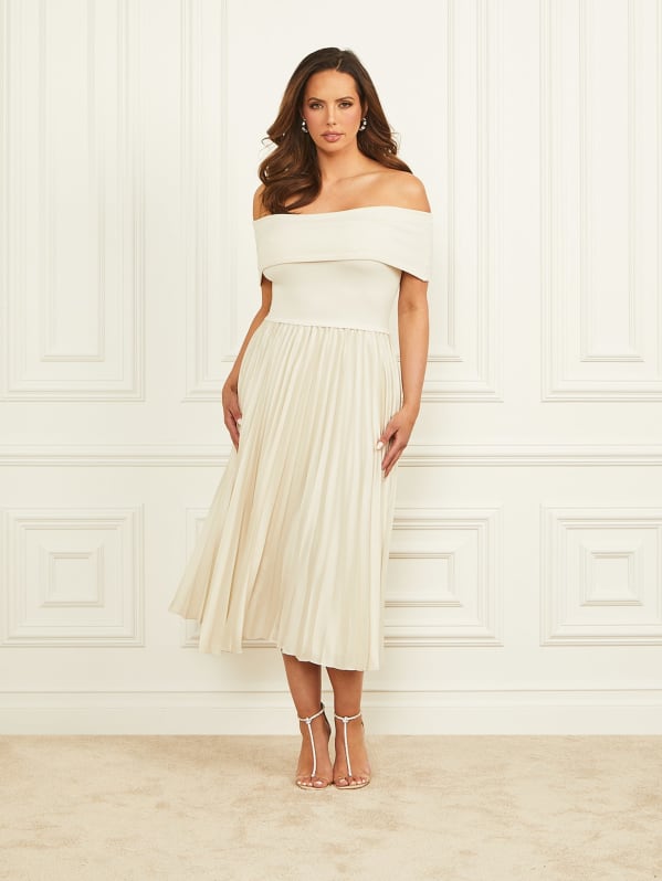 Makayla Off the Shoulder Dress GUESS