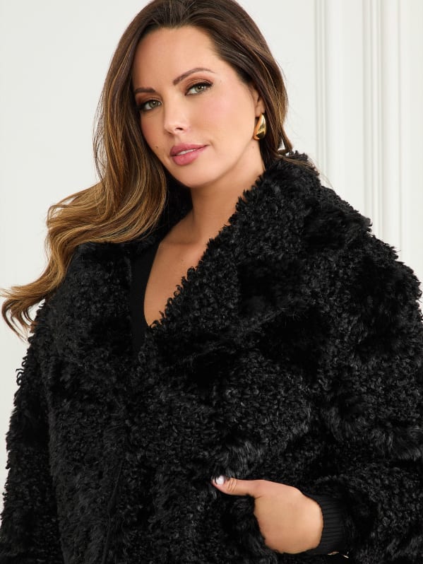 Margot Longline Faux Fur Coat Marciano Ca