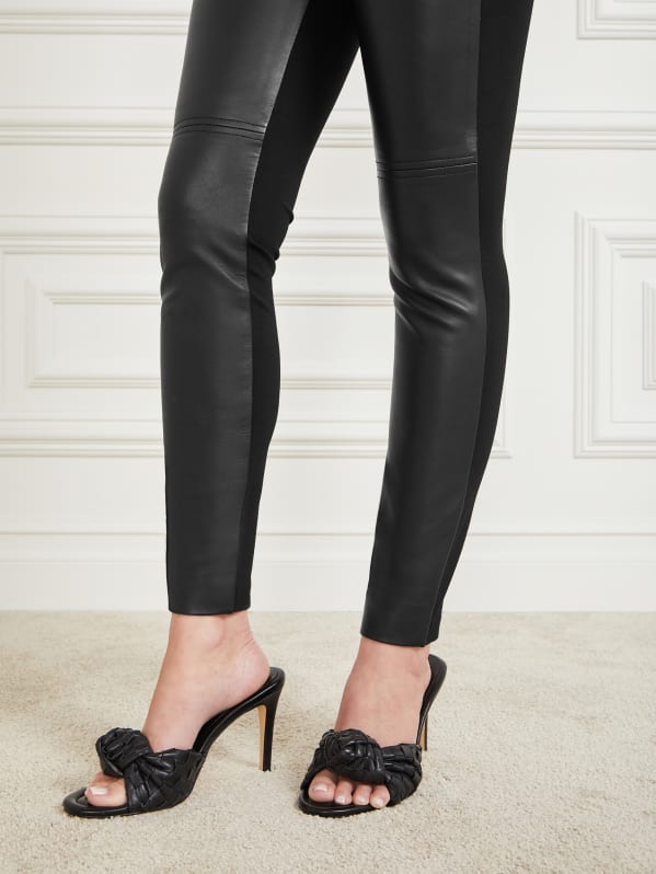 | Legging High-Rise Leather Coy Marciano