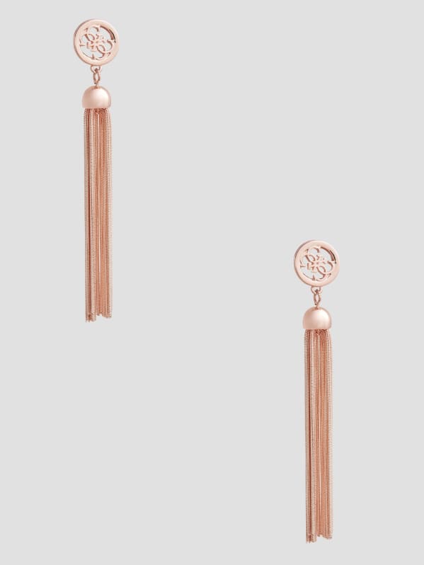 Guess rose gold earrings top