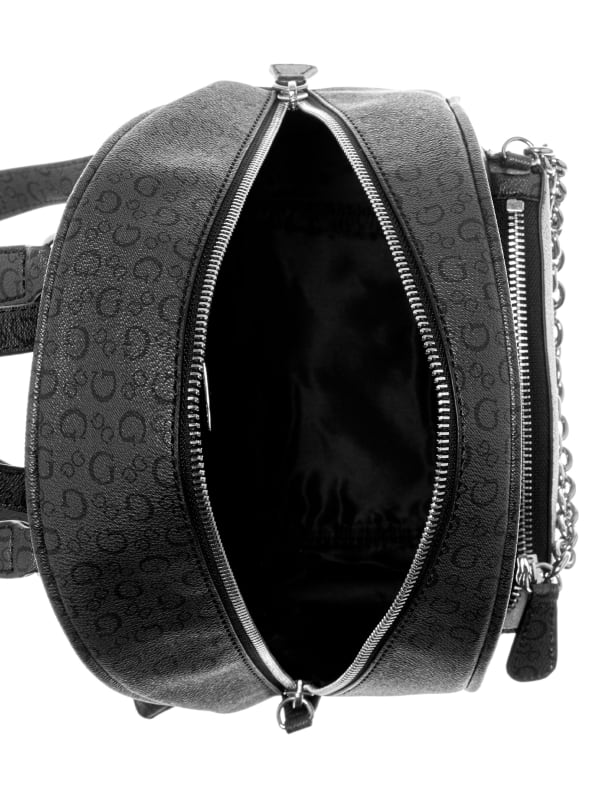 Guess vintage logo print backpack cheap