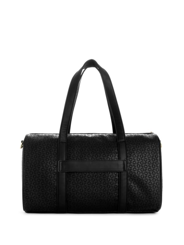 Guess factory women's logo duffle bag discount