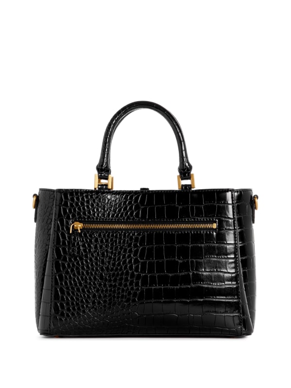 Guess patent top leather handbags