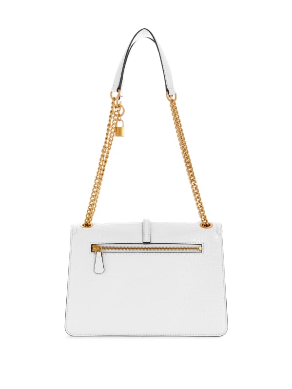 Guess tash convertible crossbody bag white 2025