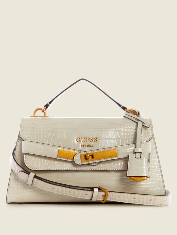 Enisa Top-Handle Flap Bag