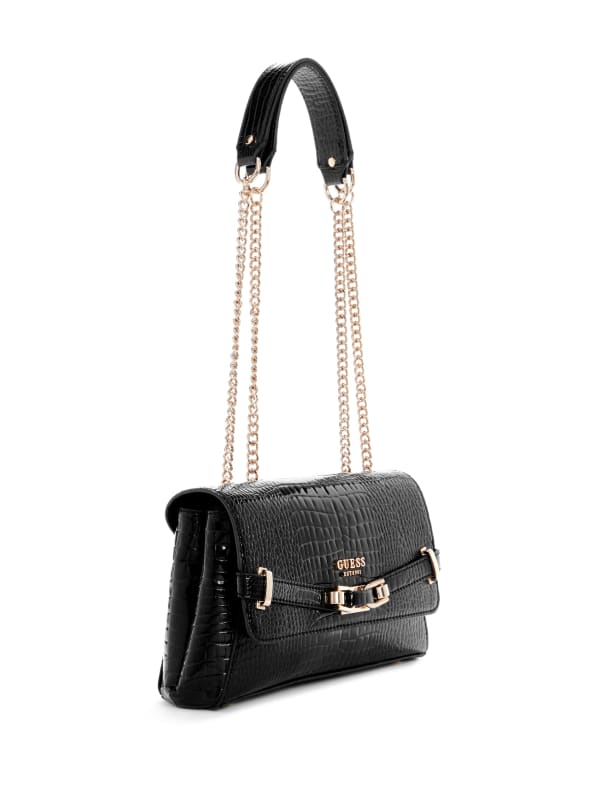 GUESS Silvye Convertible Crossbody Black One Size